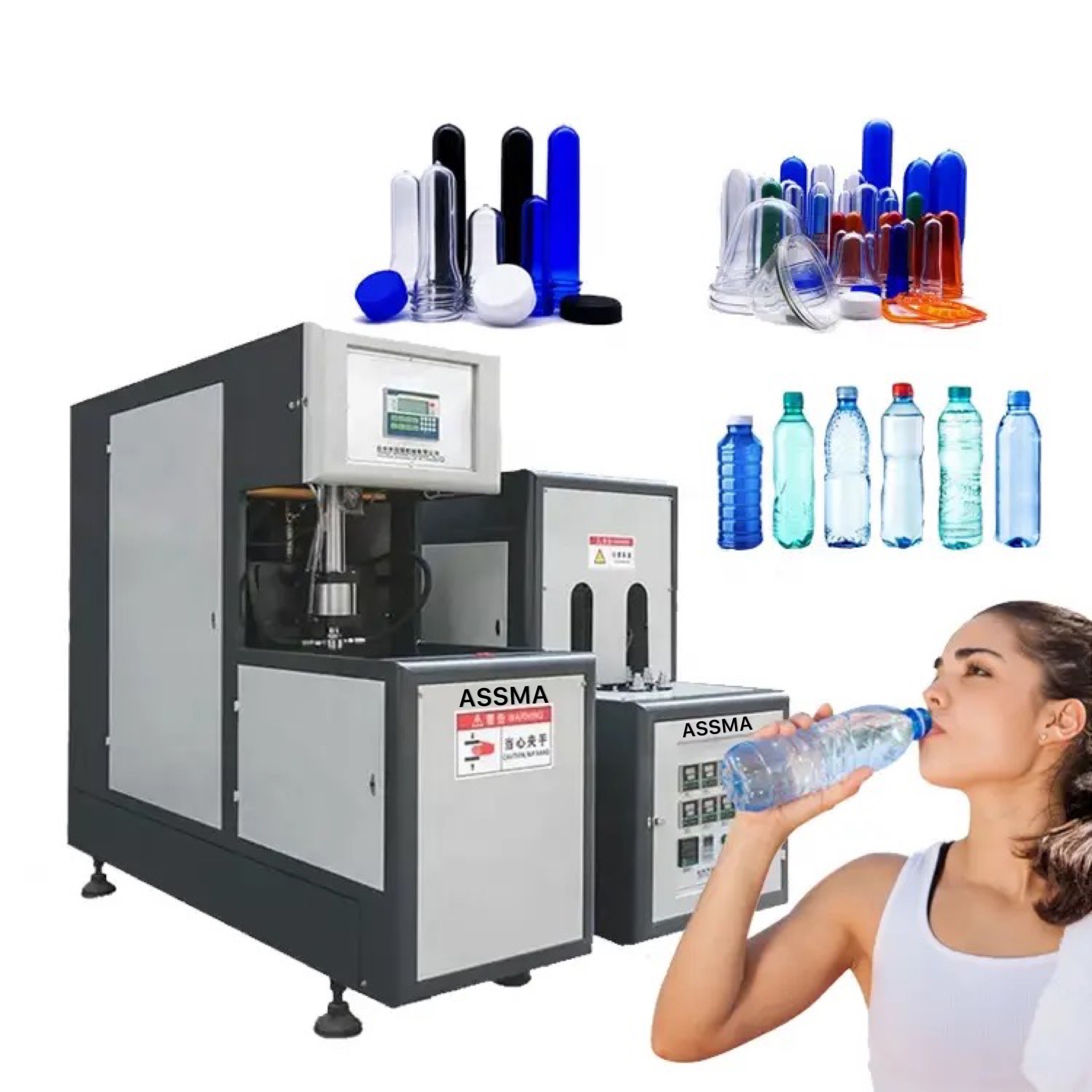 Machine de bouteilles en plastique de la marque ASSMA